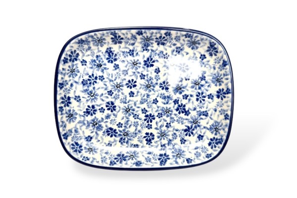 160 Bunzlau Rechthoekige schaal 2998X 160 Schotel Rechthoekig 18,5x15cm